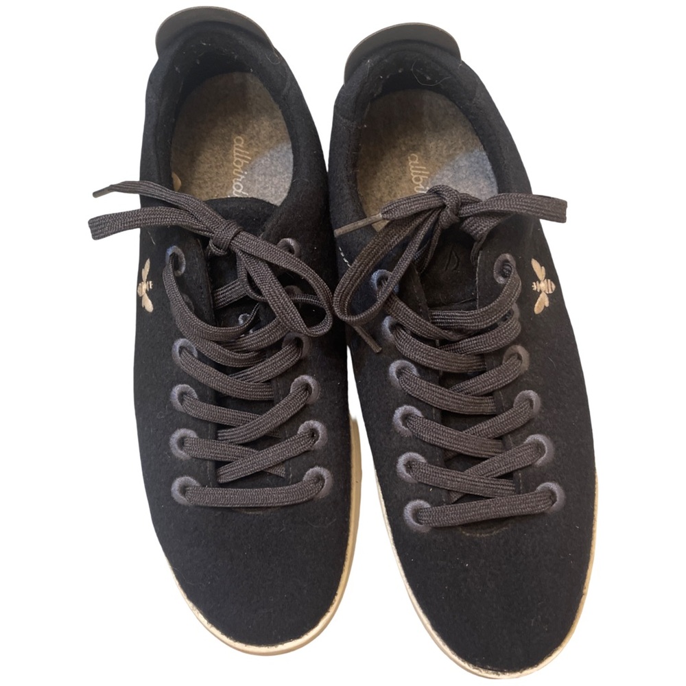 Allbirds Men’s Wool Pipers M9 / Women’s 10.5 - Black Water-Repellent
